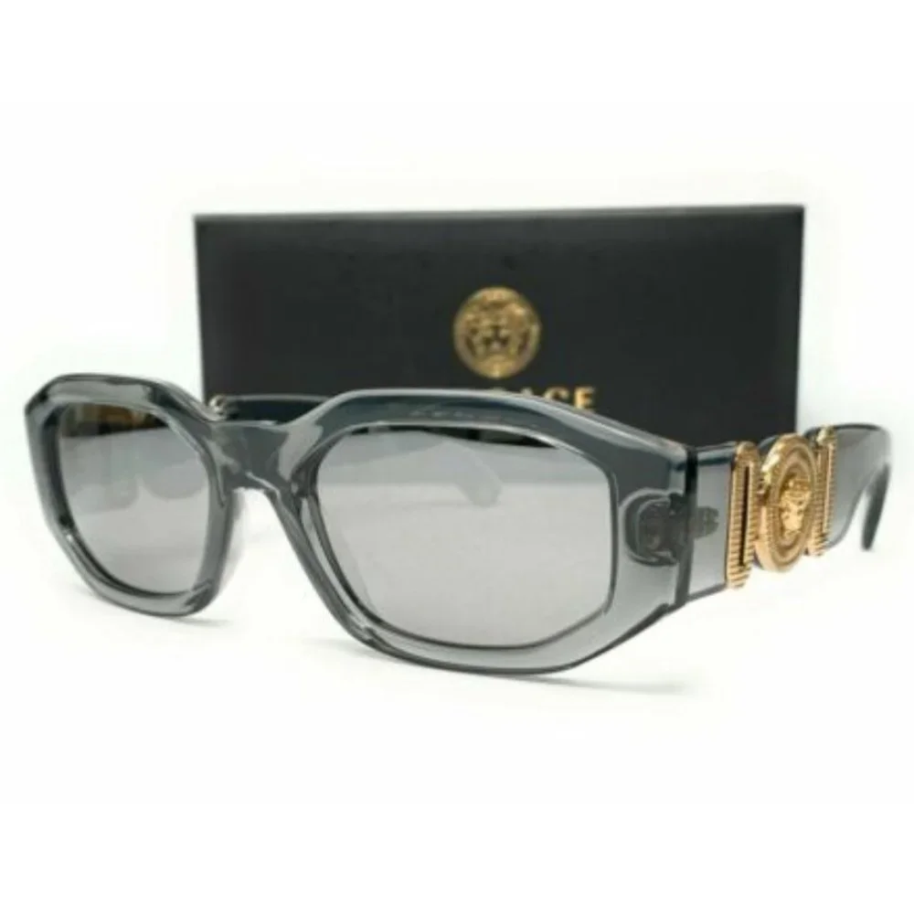 Versace Men's Transparent Grey Sunglasses!